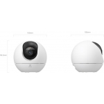 EZVIZ 瑩石 C6c 4K Pan & Tilt 智能室內攝影機 - 真實WDR、智慧彩夜視、AI偵測